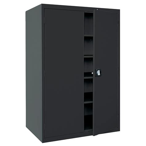 sandusky 72 steel storage cabinet with 4 shelfs|Sandusky Lee EA4R462472.